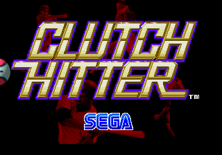 Clutch Hitter (US, FD1094 317-0176) Title Screen